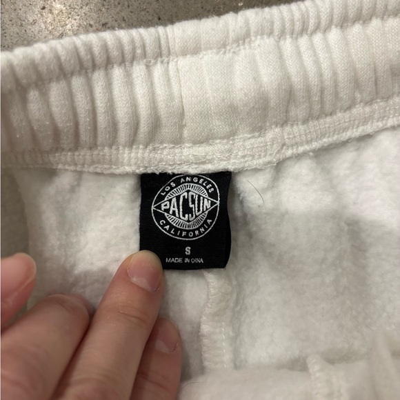 PacSun White Joggers with Colorful Patches - Picture 4 of 4